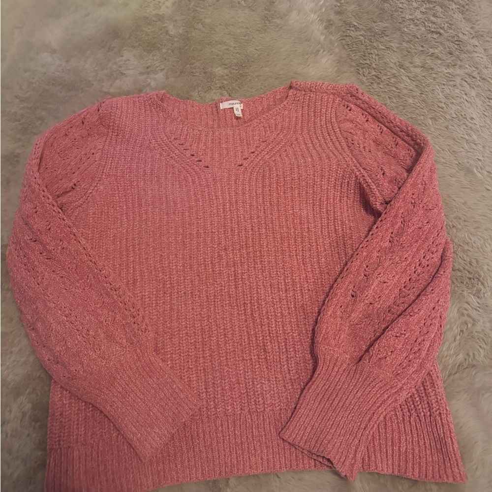 Maurices Dusty Rose Chenille Sweater
